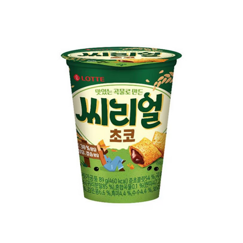 롯데 씨리얼 초코 컵 89g