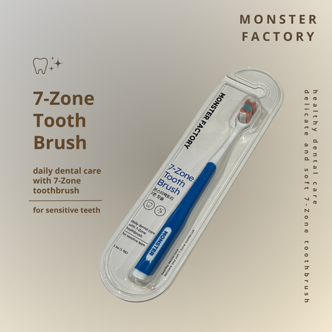 CLEARANCE🪥 초미세모 몬스터팩토리 7존 칫솔 Monster Factory 7-Zone Tooth Brush