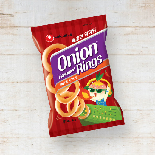 20%OFF✨농심 양파링 매운맛 Onion Ring snack Spicy 40g