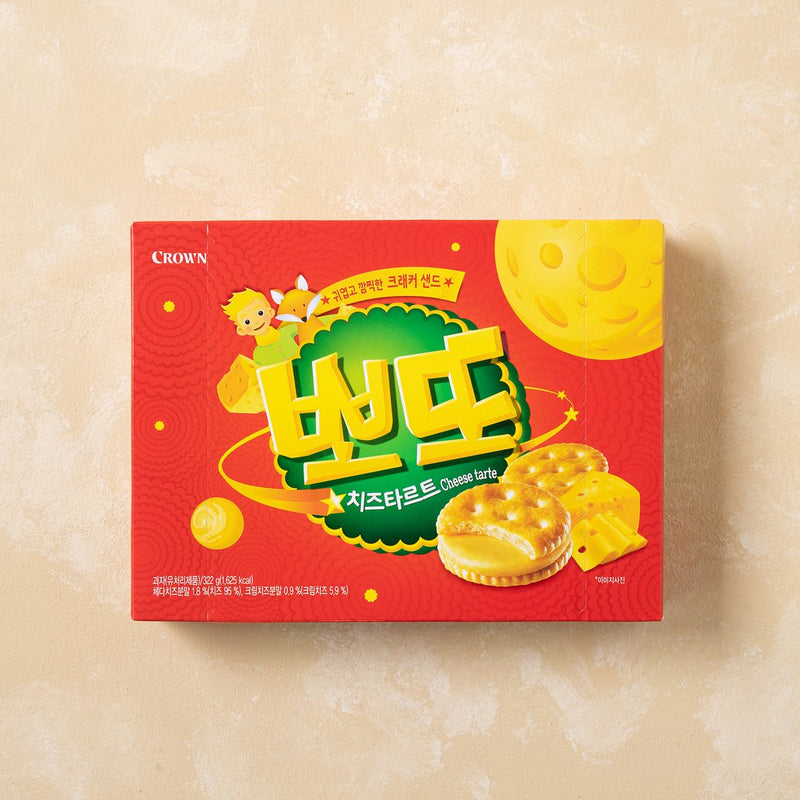 [크라운] 뽀또 치즈타르트 322g