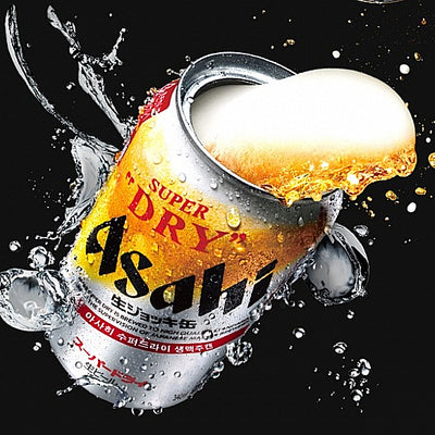 아사히 수퍼 드라이 생맥주캔 SUPER DRY ASAHI DRAFT NAMA BEER 340ML
