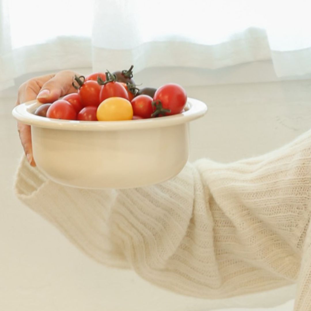 [argee] Enamel Handy Bowl 17cm