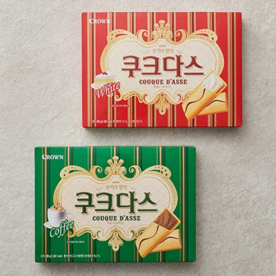 Special Price🎈Crown Couque D’asse White Torte / Coffee Flavor 289g