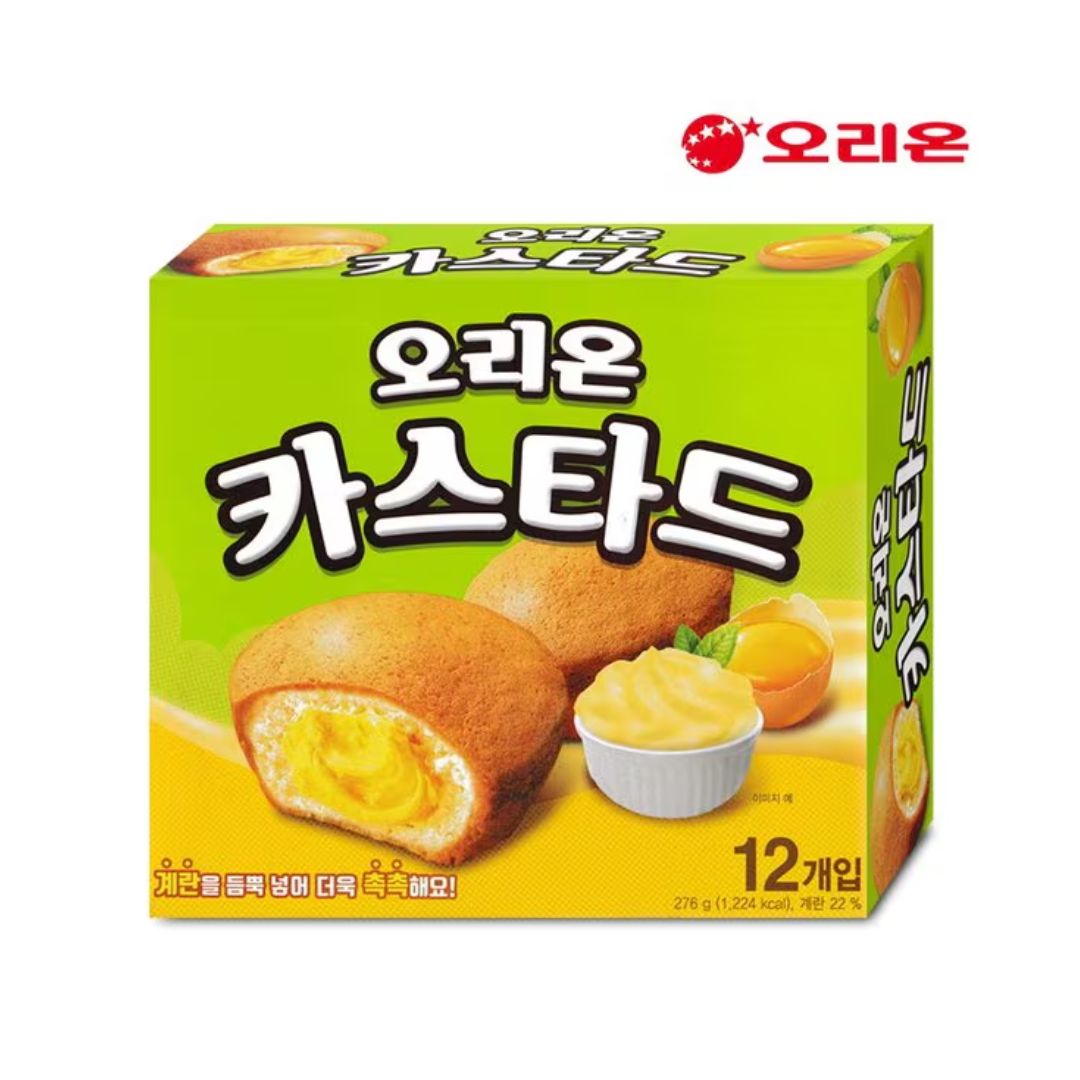 Orion Custard Soft Cream Filling Cake 12pk