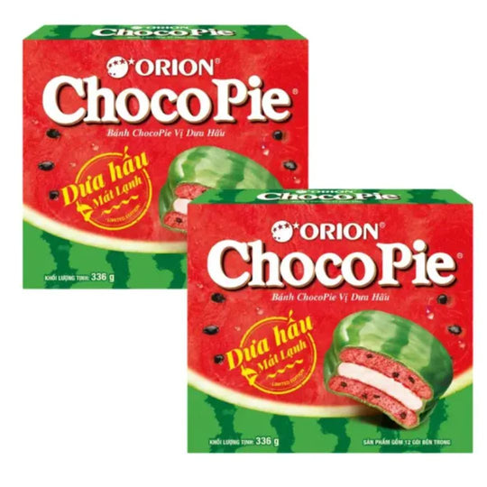 Orion Choco Pie Watermelon Flavor 12pk