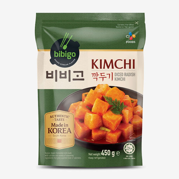CJ 비비고 깍두기 450g | [CJ] Bibigo Radish Kimchi 450g