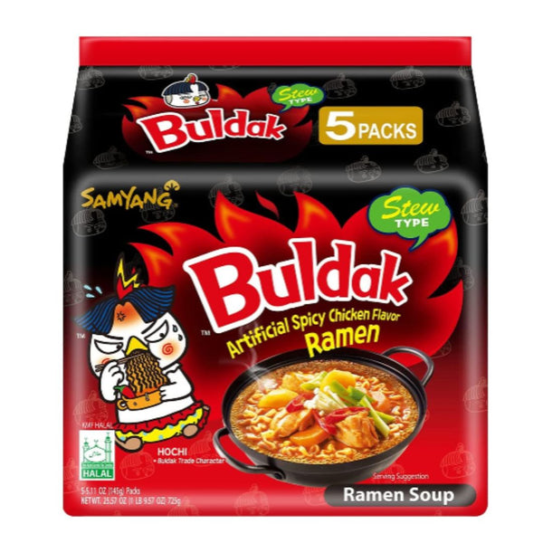 삼양식품 불닭볶음탕면 145g (5개) | [SAMYANG] Buldak Stew Type 145g*5p