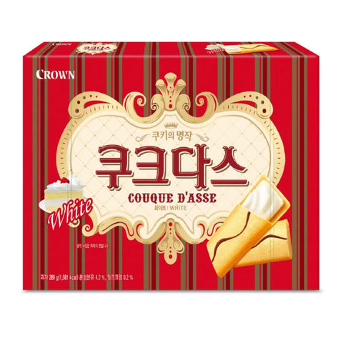 Special Price🎈Crown Couque D’asse White Torte / Coffee Flavor 289g