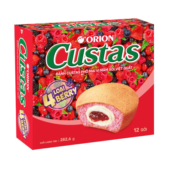 Orion Custas Cheese Berry 12pk