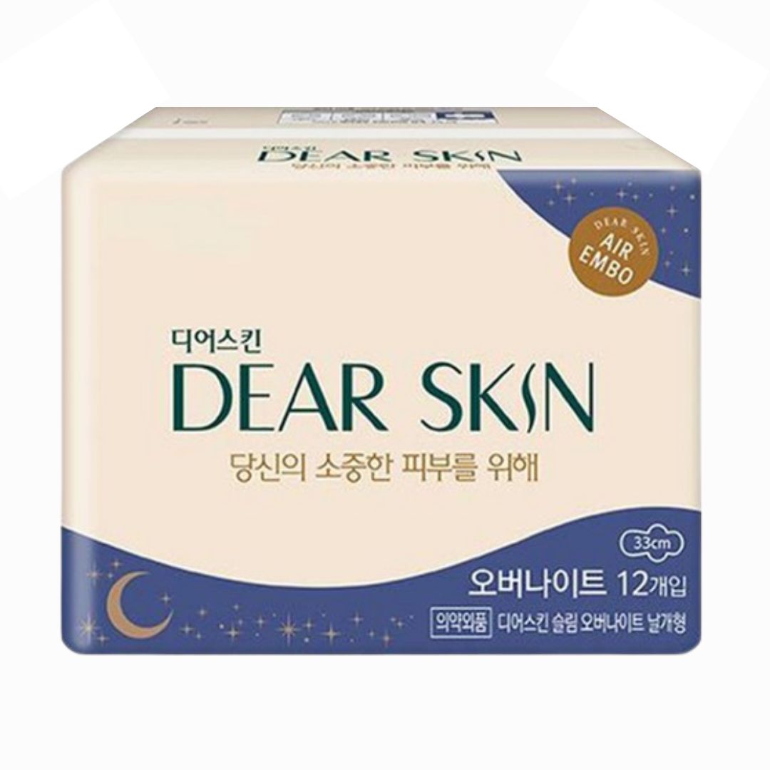 디어스킨 에어엠보 생리대 (소형/중형/대형) DEAR SKIN Air Embo Sanitary Pads (S/M/L)