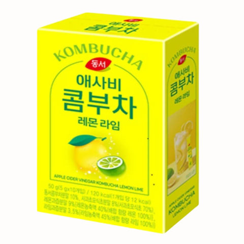 A Tasty, Healthy Refresh🍋 Dongsuh ACV Kombucha 10 Sticks (3Flavors)
