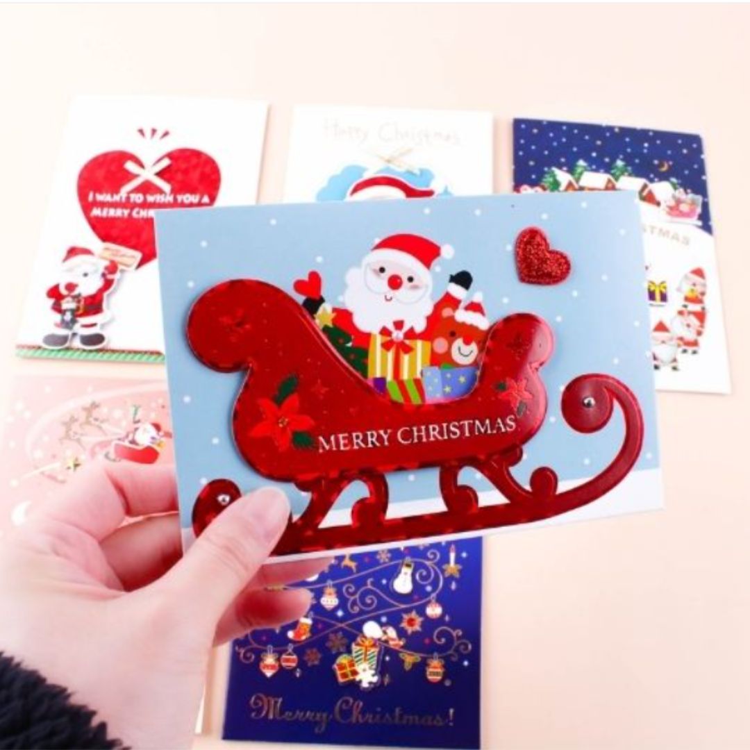 Christmas Handmade Card 5 Pack_Random Assortment