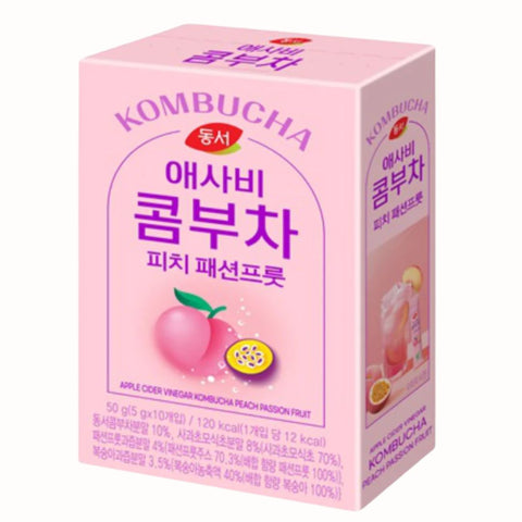 A Tasty, Healthy Refresh🍋 Dongsuh ACV Kombucha 10 Sticks (3Flavors)