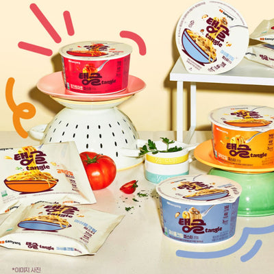 NEW🎈탱글 파스타 컵 갈릭오일/크리미머쉬룸 105g Tangle pasta cup Garlic oil/ Creamy mushroom 105g