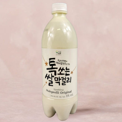 우리술 톡쏘는 막걸리 (쌀/알밤/복숭아) 750ml