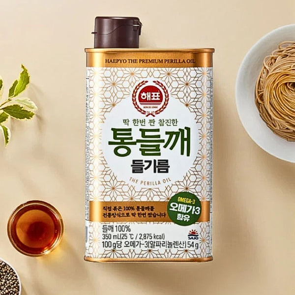 해표 통들깨 들기름 350ml