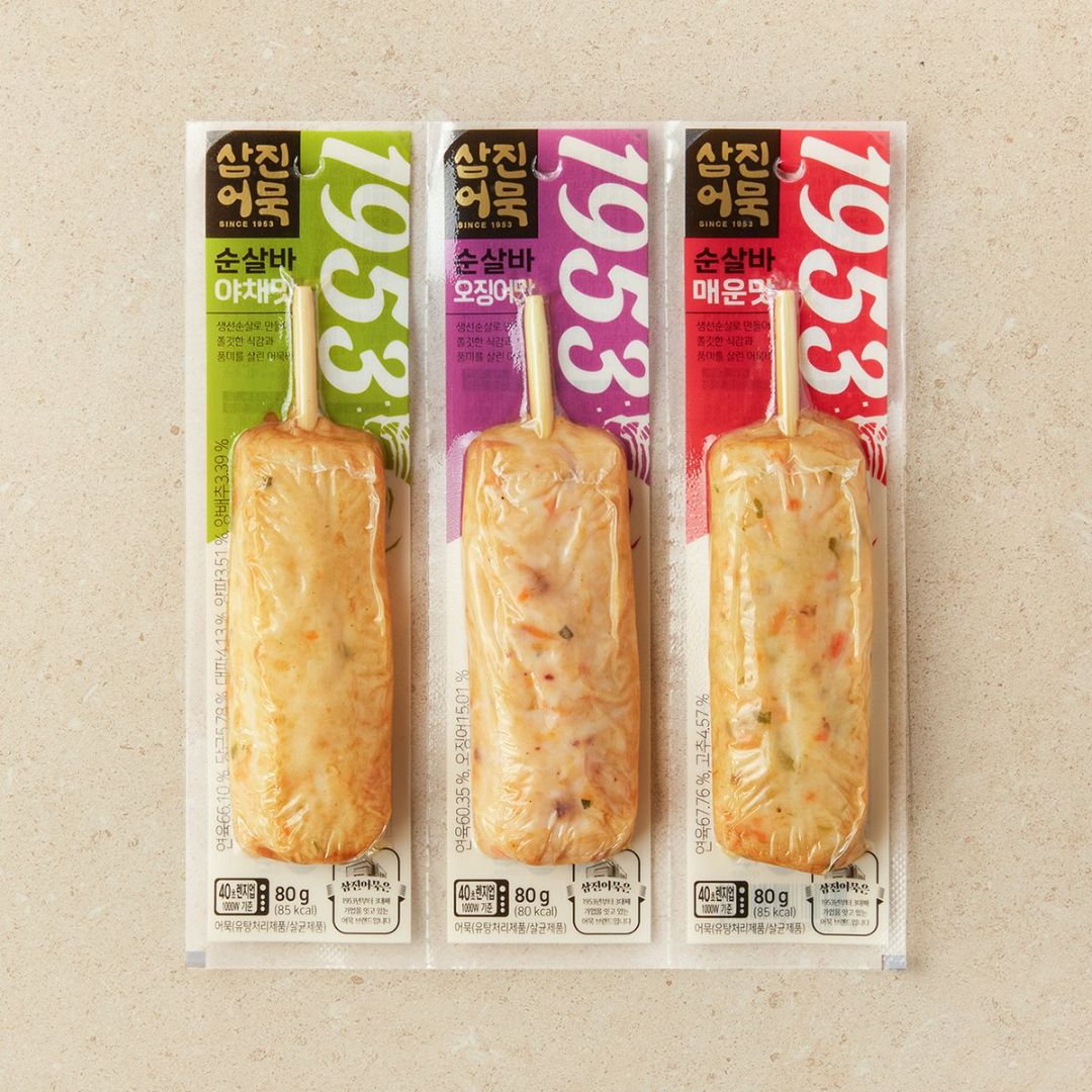 [SAMJIN EOMUK] Fishcake Bar Squid1953 80g