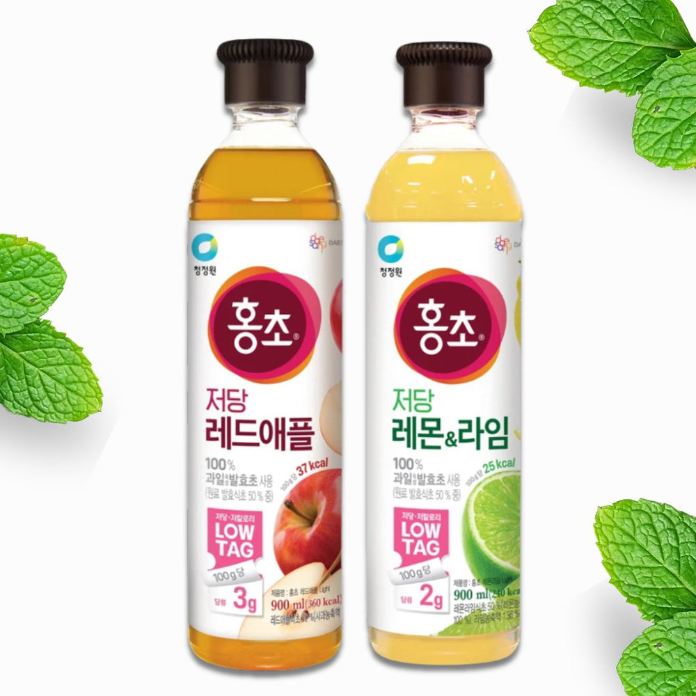 清净园 红醋低糖柠檬青柠/红苹果 900毫升