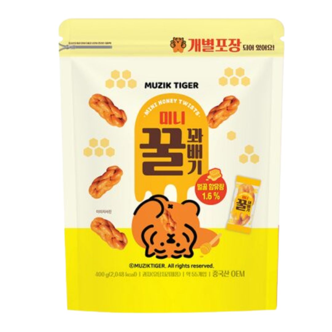 Muzik Tiger Mini Honey Twisted Snack 400g Choose 1 of 3