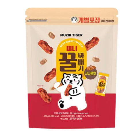 Muzik Tiger Mini Honey Twisted Snack 400g Choose 1 of 3