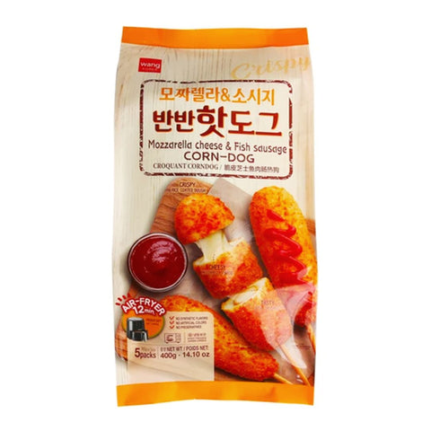 SYDNEY ONLY🚛 WANG FROZEN CRISPY MOZZARELLA CORNDOG 80GX5