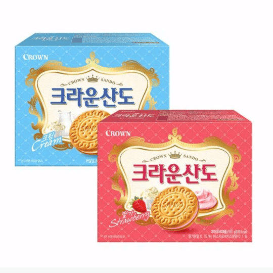 Crown Sando Biscuit Sandwich 323g 2 Flavors