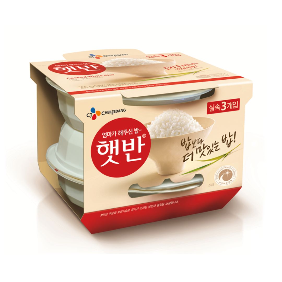 CJ Instant Cooked White Rice 210gx3ea
