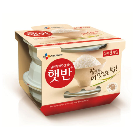 CJ Instant Cooked White Rice 210gx3ea
