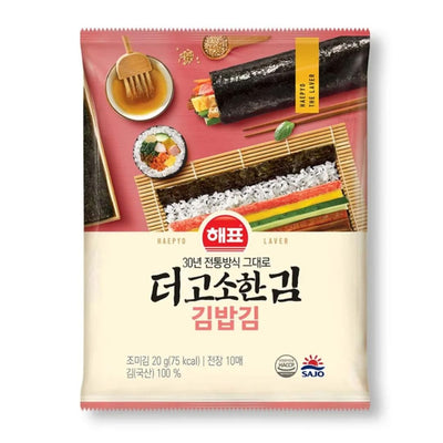 Haepyo Roasted Seaweed for Sushi Roll 20g