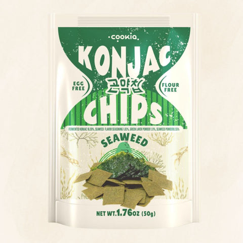 COOKIA Konjac Chips 50g (Seaweed / Tteokbokki)