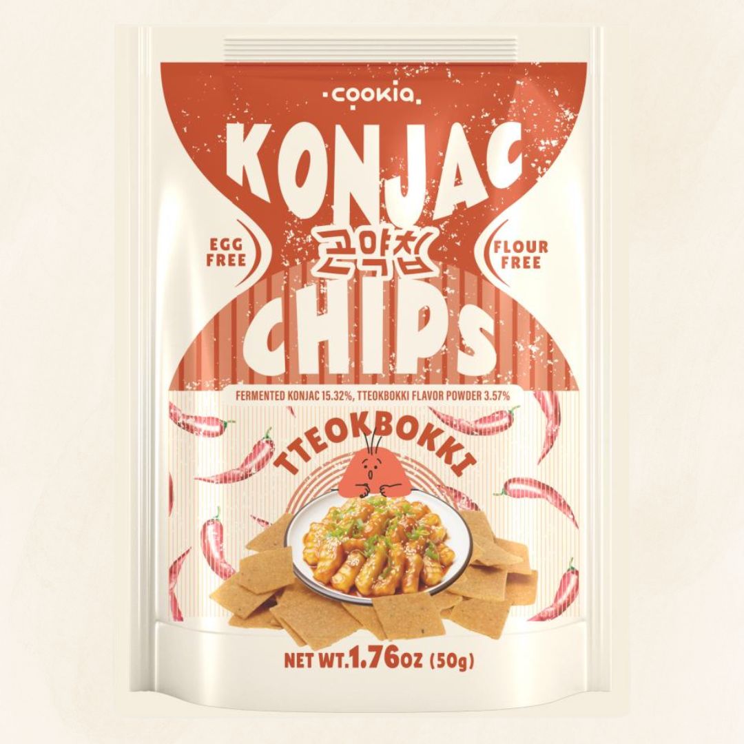 COOKIA Konjac Chips 50g (Seaweed / Tteokbokki)