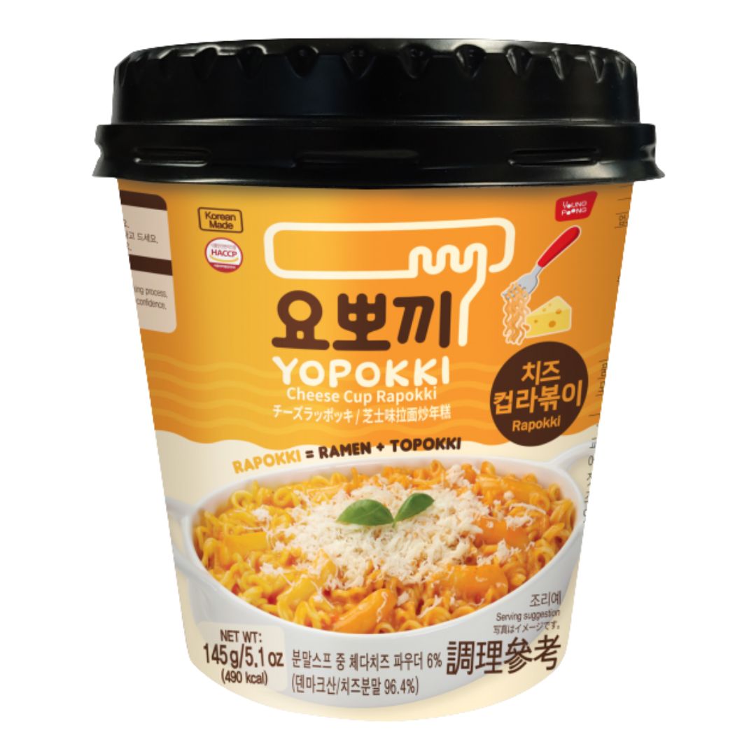 30%OFF💕 Yopokki Rabokki Cup 145g – Spicy & Sweet / Cheese