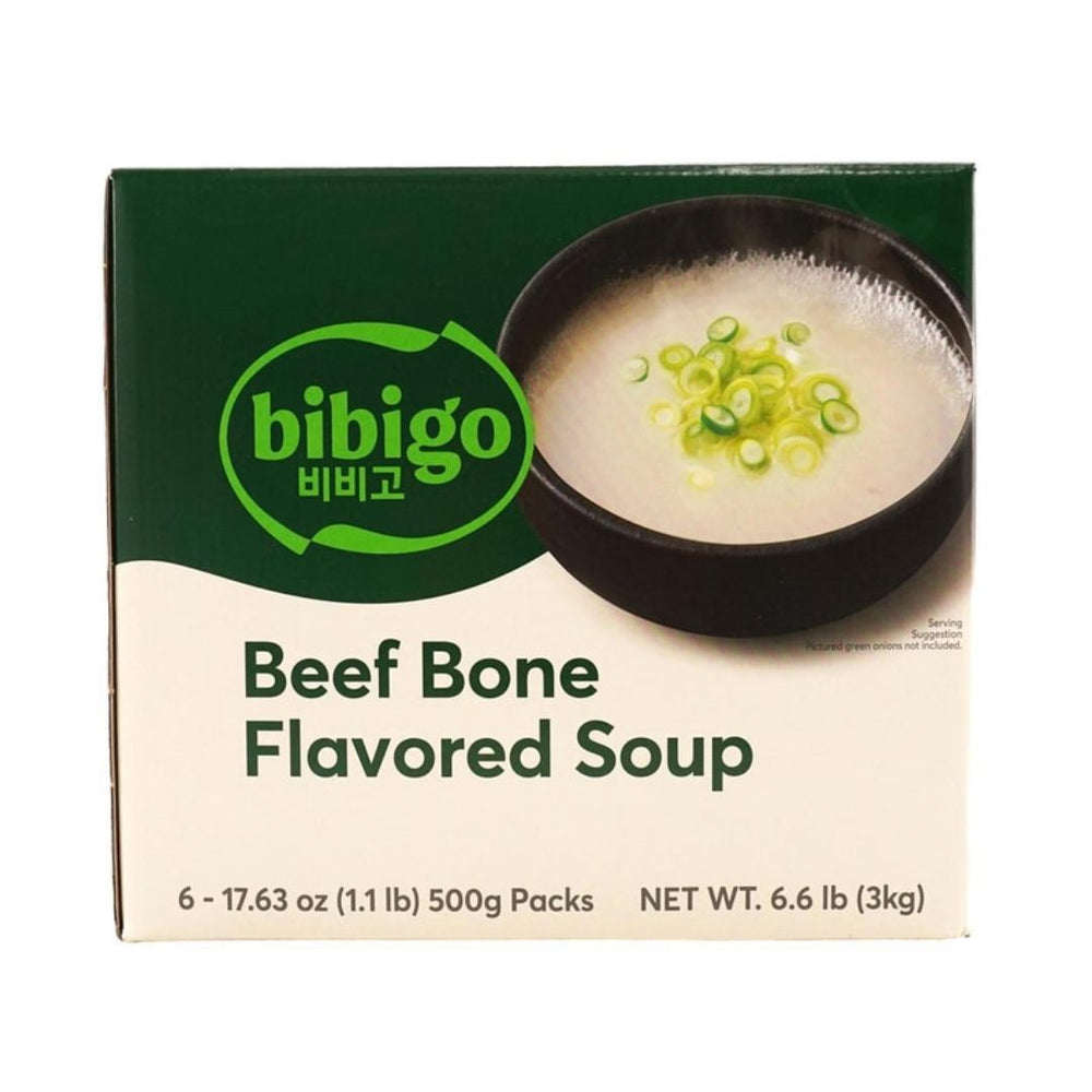SPECIAL PRICE🔥 حساء عظام البقر بيبيغو المطهو لمدة 8 ساعات 500g*6팩