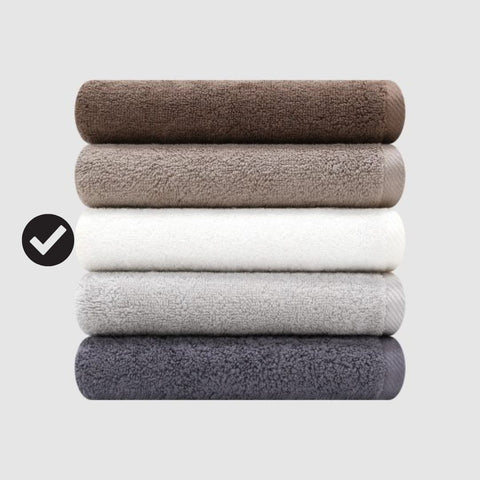 Songwol New Color Plain Towel 40s (4pcs/Set)