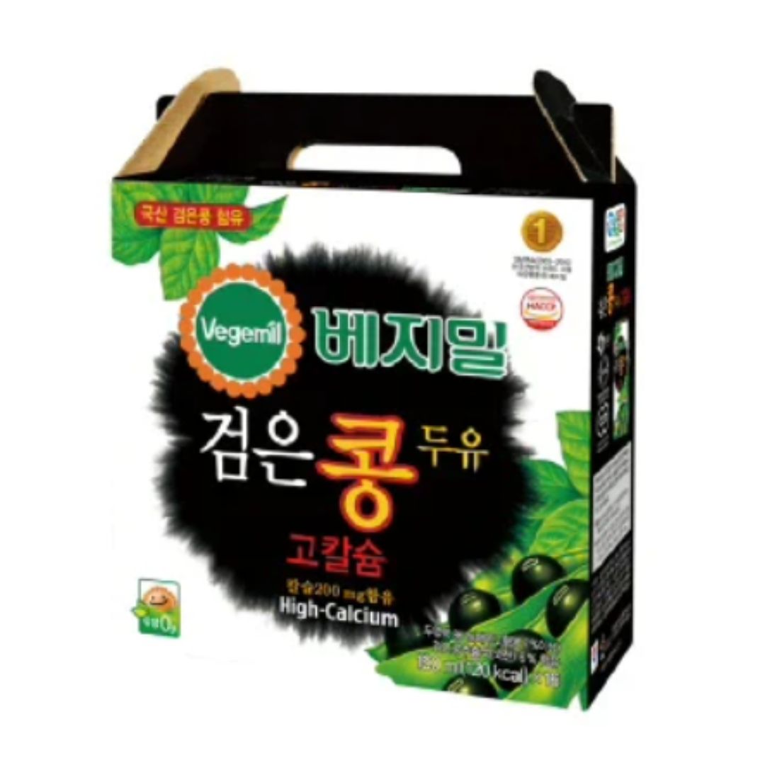 Nutritious and Delicious🖤Vegemil Soy Milk Black Sesame /Black Soybean 190ml × 16 Pack