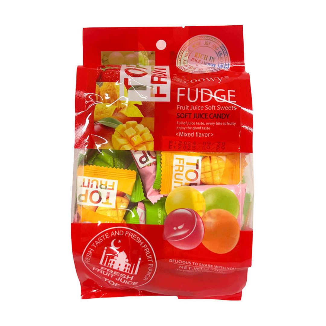 New Flavor Added✨TOP FRUIT COOWY FUDGE Pure Juice Candy 320g _ 6Types