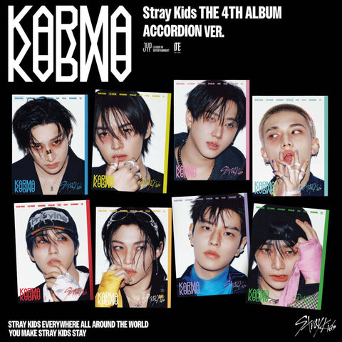 [ACCORDION] Stray Kids 4th Album - KARMA (Random Ver.)