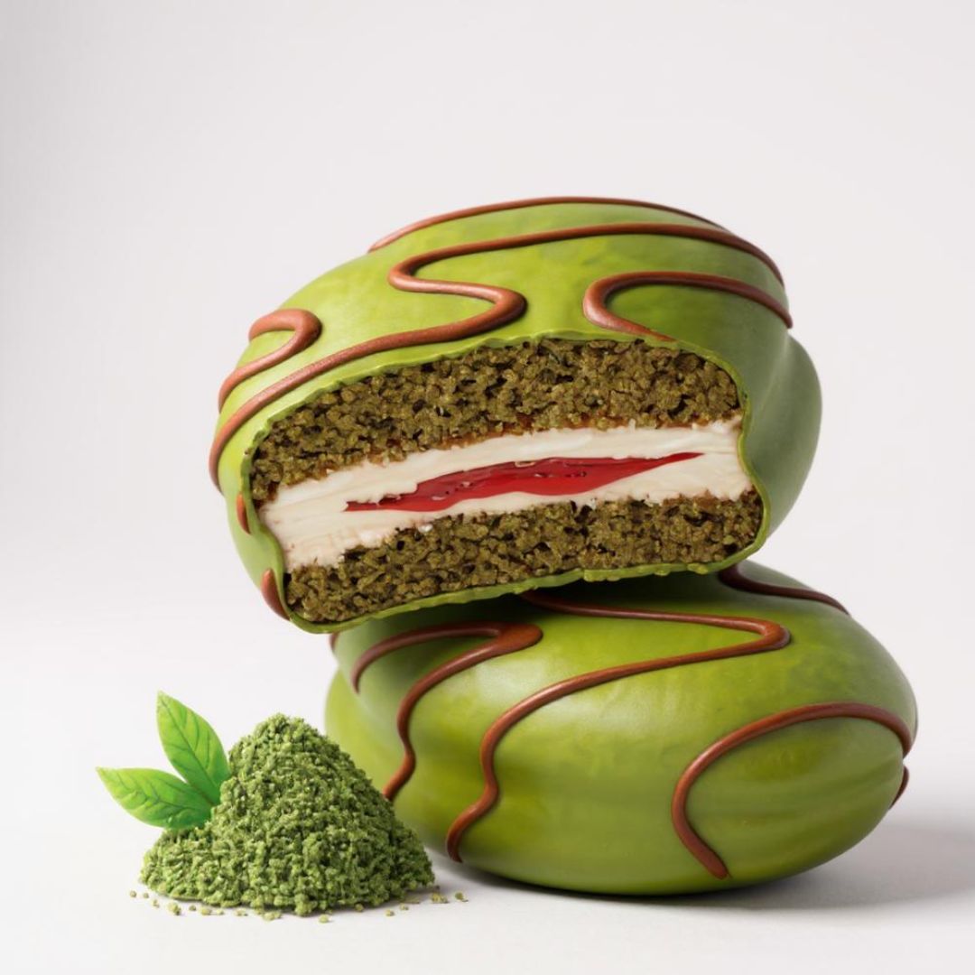 Lotte Premium Moncher Matcha Strawberry 432g (12pk)