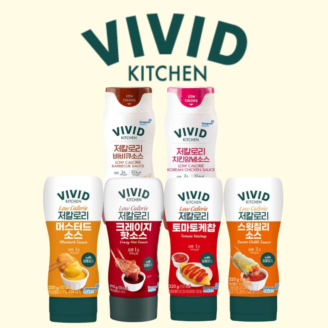 Restocked🥳 Vivid Kitchen Low Calorie Sauce 320g (6 Flavors)