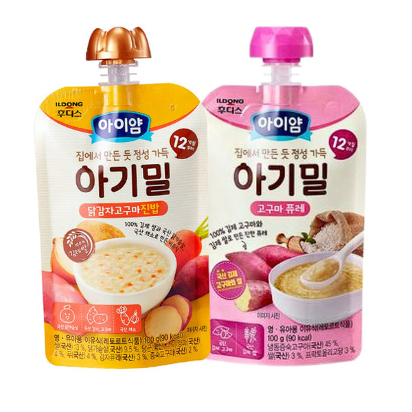 아이얌 아기밀 닭감자고구마 진밥 100g