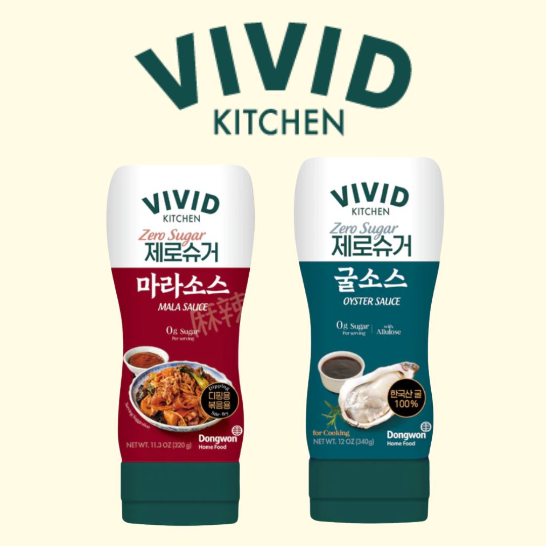 Vivid Kitchen Zero Sugar & Low Calorie Sauce（Ｍara/Oyster) 320g