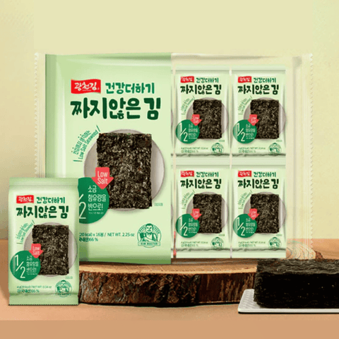 Kwangcheonkim  Low Salt Roasted Seaweed 4g* 16 Packs