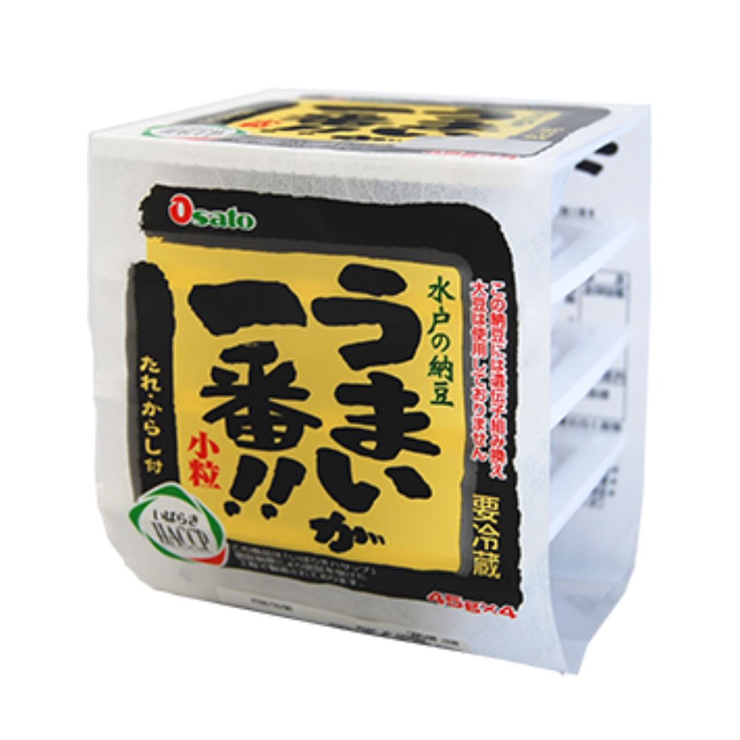 SYDNEY ONLY❄️OSATO Umai Ga Ichiban Natto (Kotsubu) 45g* 4p