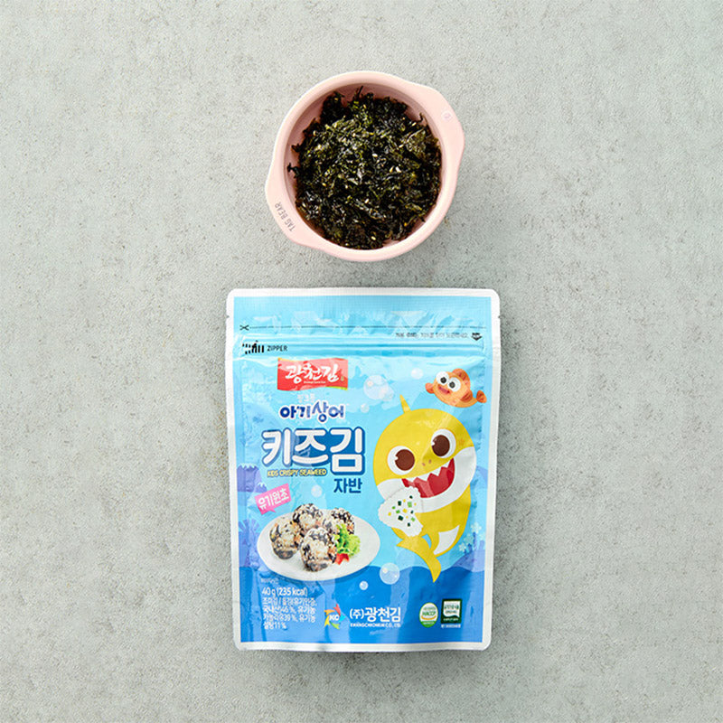 핑크퐁 키즈김 4종 Kids Crispy Seaweed (4 Options)