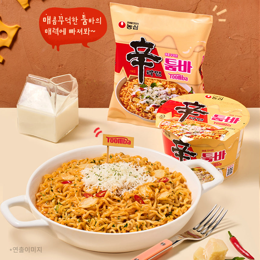 농심 신라면 볶음면 투움바 Nongshim shin ramyun Stir fry Toomba Flavour 137gX4pack