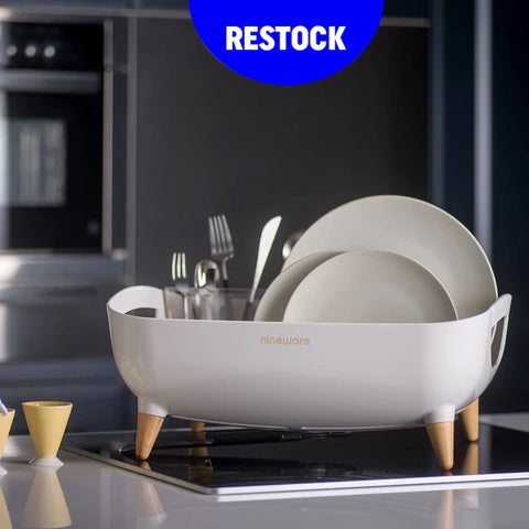 나인웨어 볼륨 식기건조대 와이드 1단 대용량 NINEWARE VOLUME DISH RACK WIDE 2colors