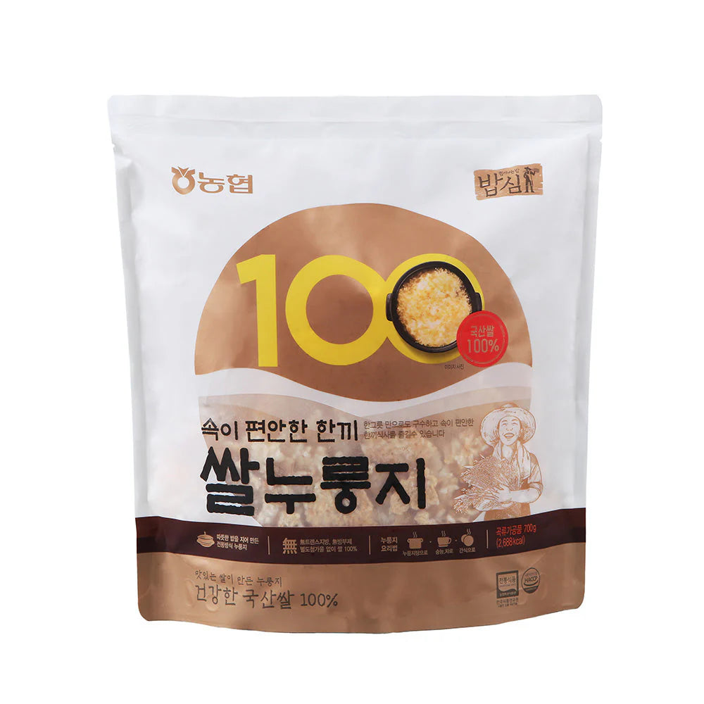 100% 건강한 한국쌀로 만든 농협 쌀누룽지 700g Rice Cracker Made with Korean Rice