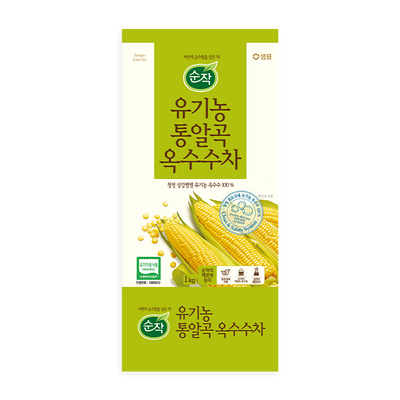 [샘표] 순작 유기농 옥수수차 알곡 1kg