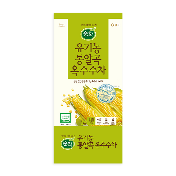 [샘표] 순작 유기농 옥수수차 알곡 1kg