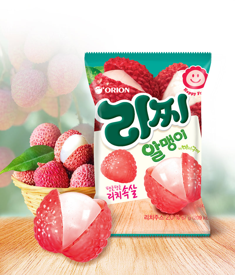 [오리온] 마이구미 리찌알맹이 81g
